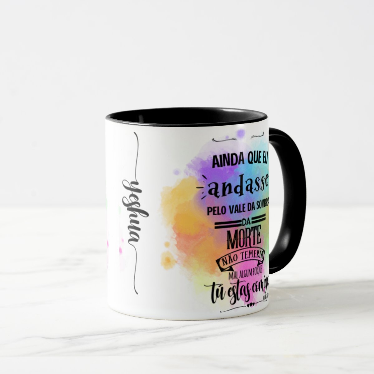 Caneca Gospel Jesus Leão De Judá Yeshua Salmo 23:4