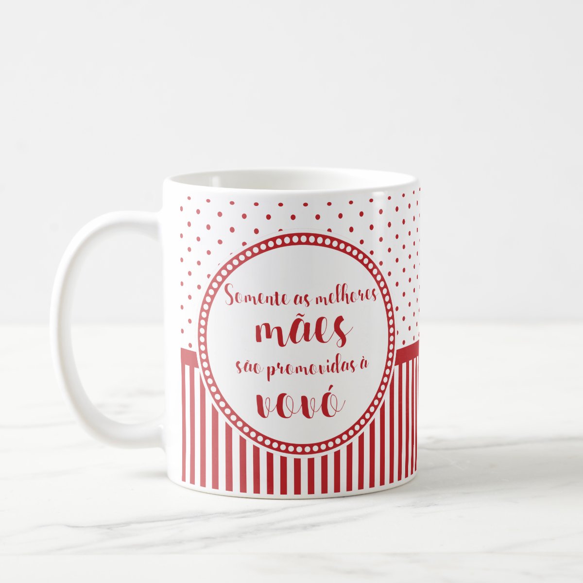 Kit Caneca e Almofada Personalizada para as Melhores Mães São Promovidas a Vovó