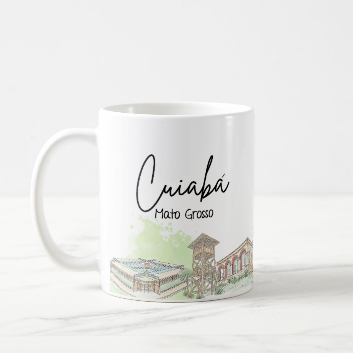 Caneca Personalizada Mato Grosso Lembrança Cidade Cuiabá