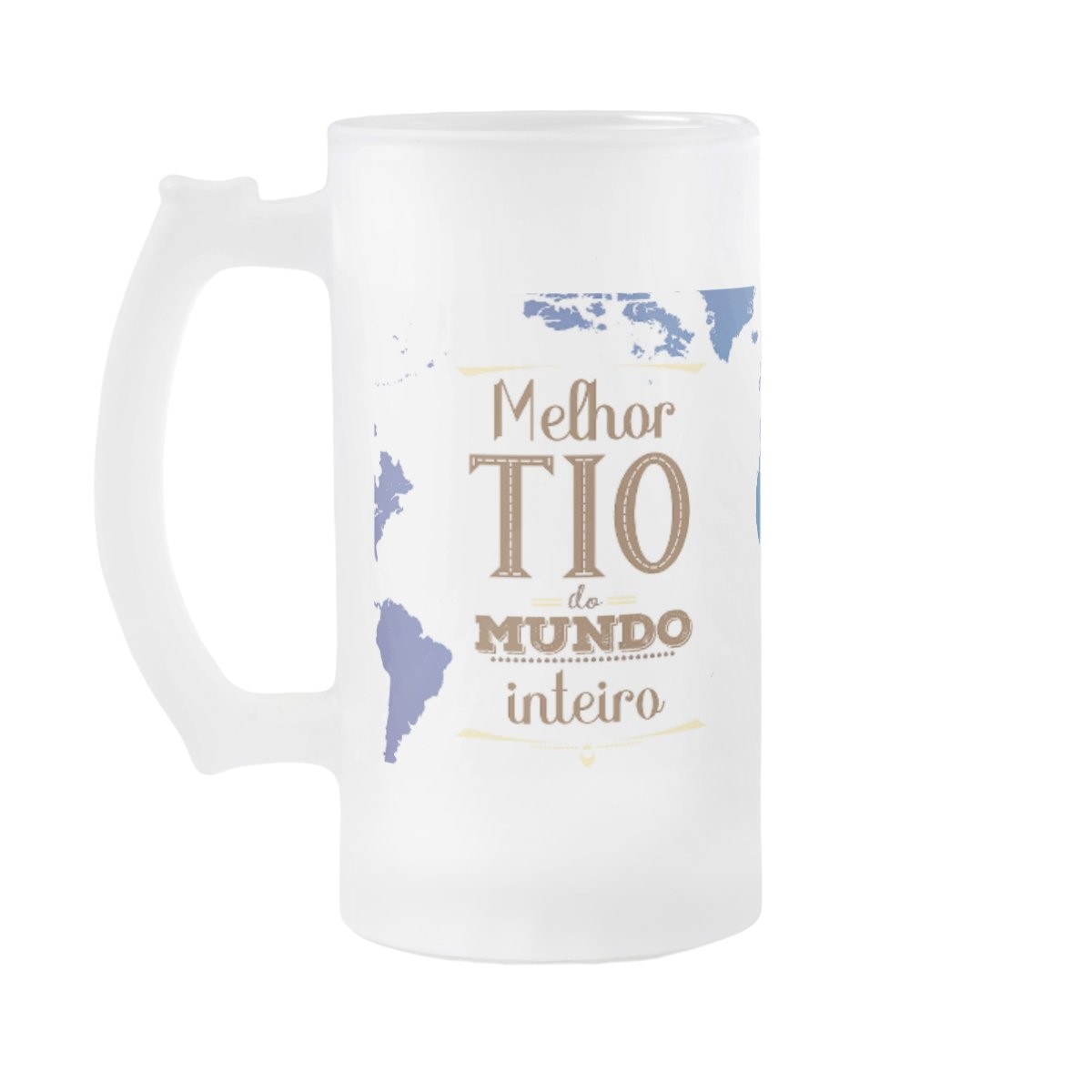 Copo de Cerveja Personalizado para Melhor Tio - Dia dos Pais - Família (Pai)
