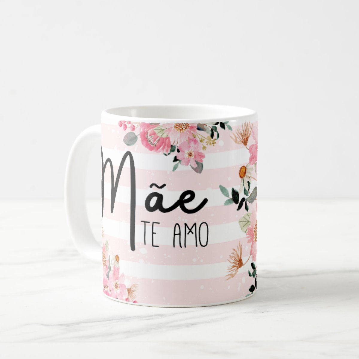 Caneca Presente Especial para Mãe Te Amo Dia das Mães