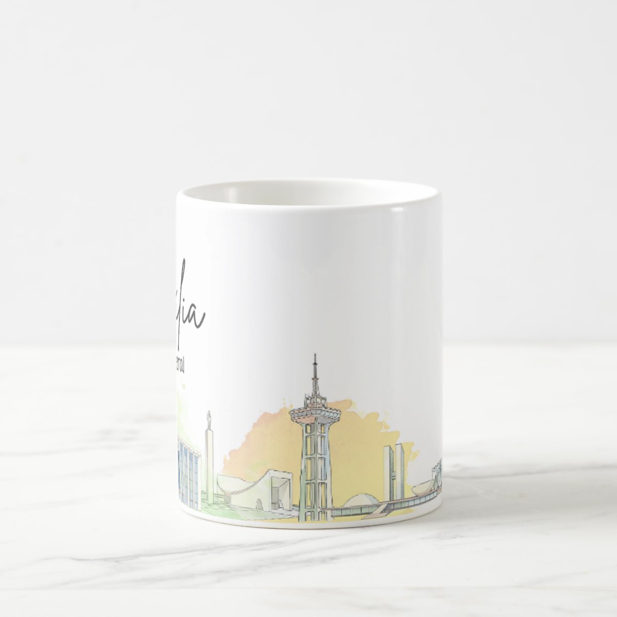 Caneca Personalizada Distrito Federal Lembrança Cidade Brasília