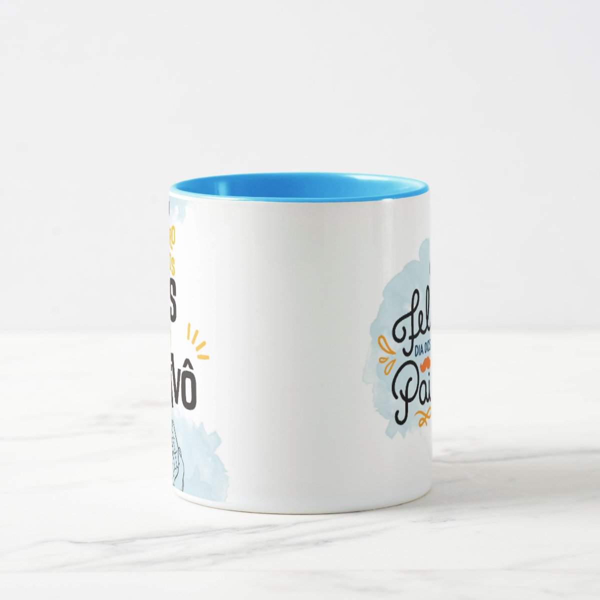 Caneca Presente Família Primeiro Dia dos Pais Como Bisavô