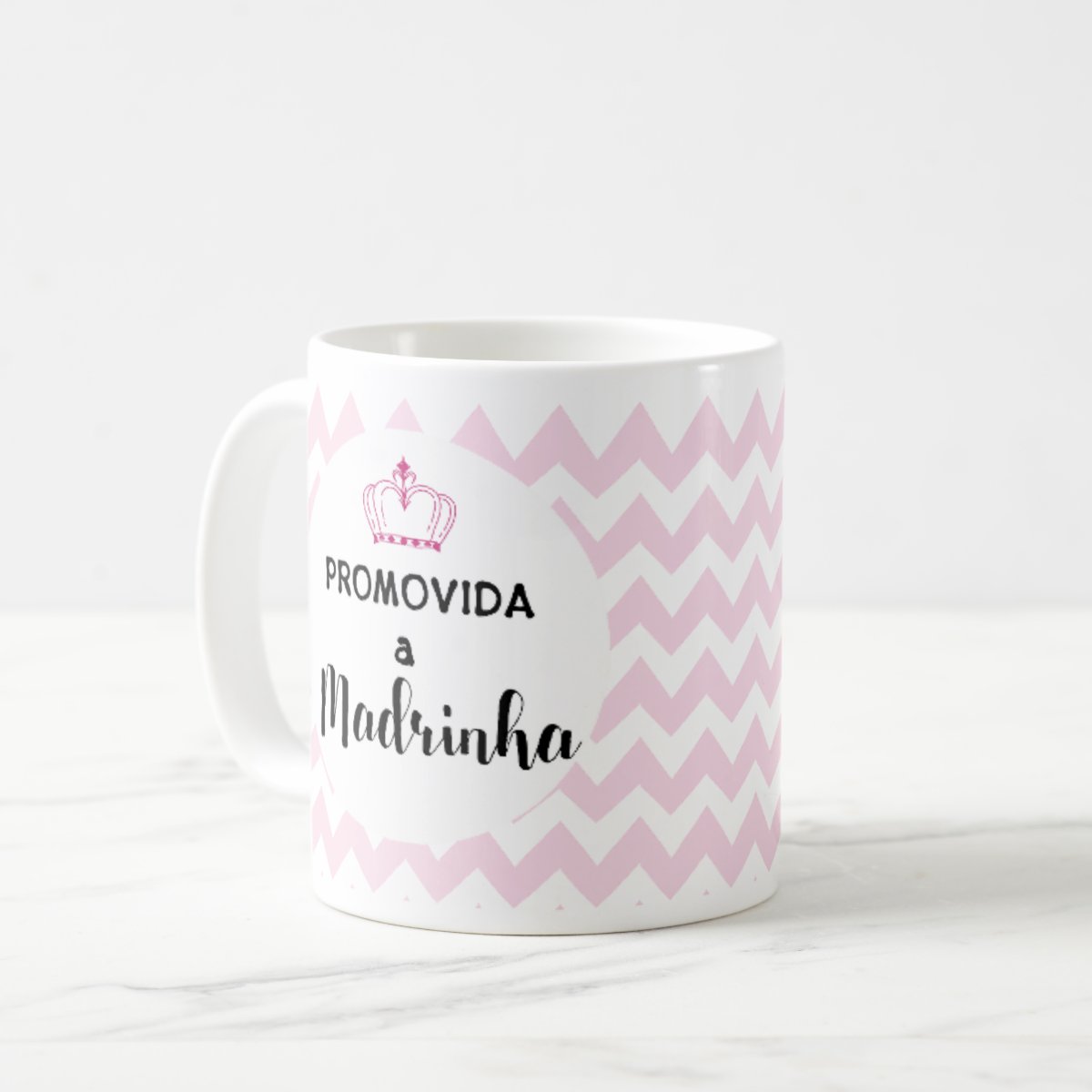 Kit Batismo Canecas Convite Batizado Padrinho e Madrinha