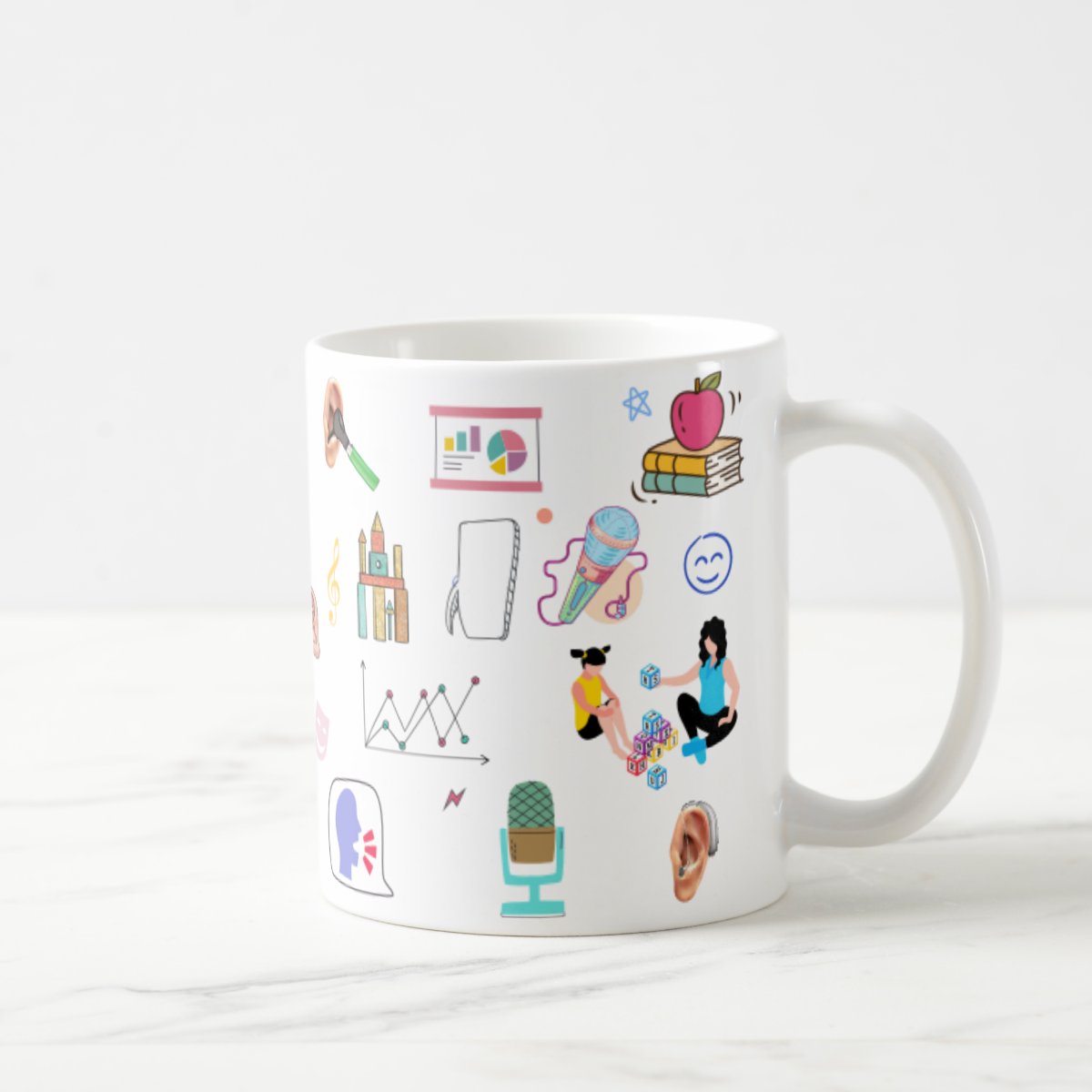 Caneca Personalizada Presente Profissão Fonoaudiologia Fono