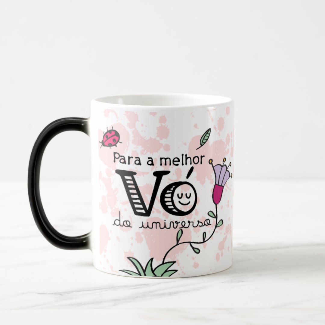 Caneca Mágica Presente Especial para Avó Dia dos Avós