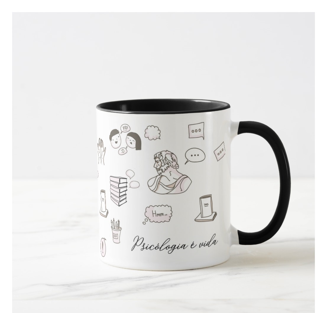 Caneca Personalizada Psicologia Profissão Presente Psicólogo