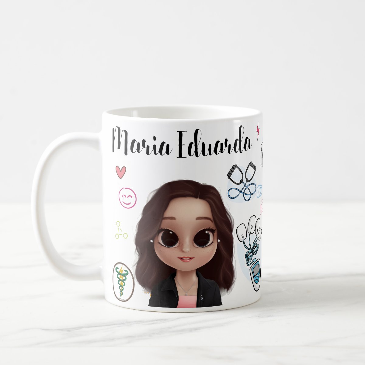 Caneca Profissão Fisioterapia Presente Legal Fisioterapeuta - Profissões (Fisioterapeuta)
