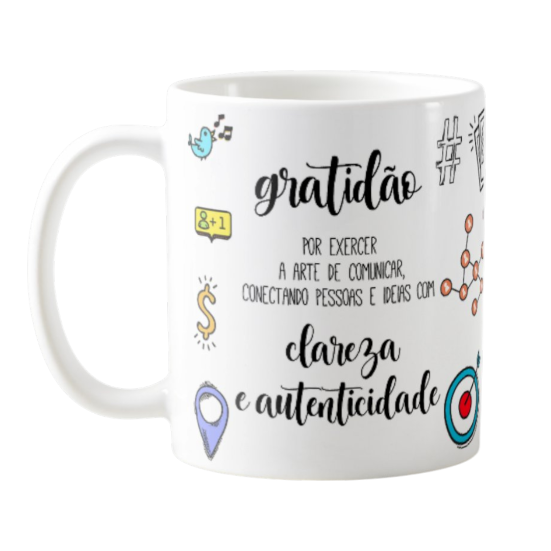 Caneca Profissão Presente Profissionais Equipe de Marketing