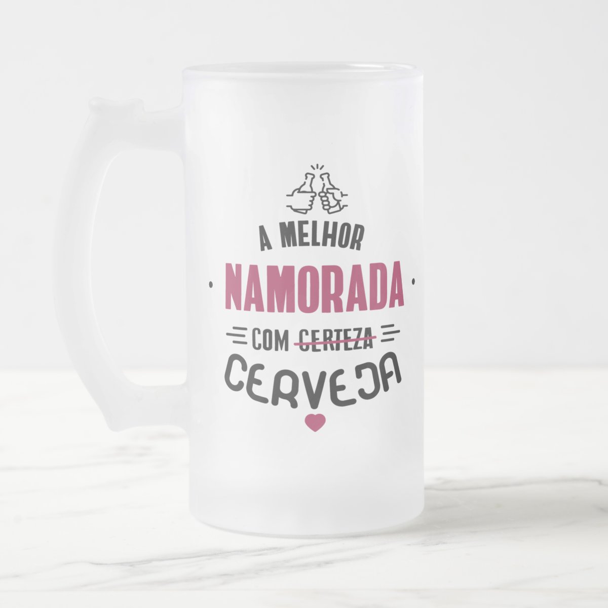 Copo de Cerveja Personalizado para Melhor Namorada