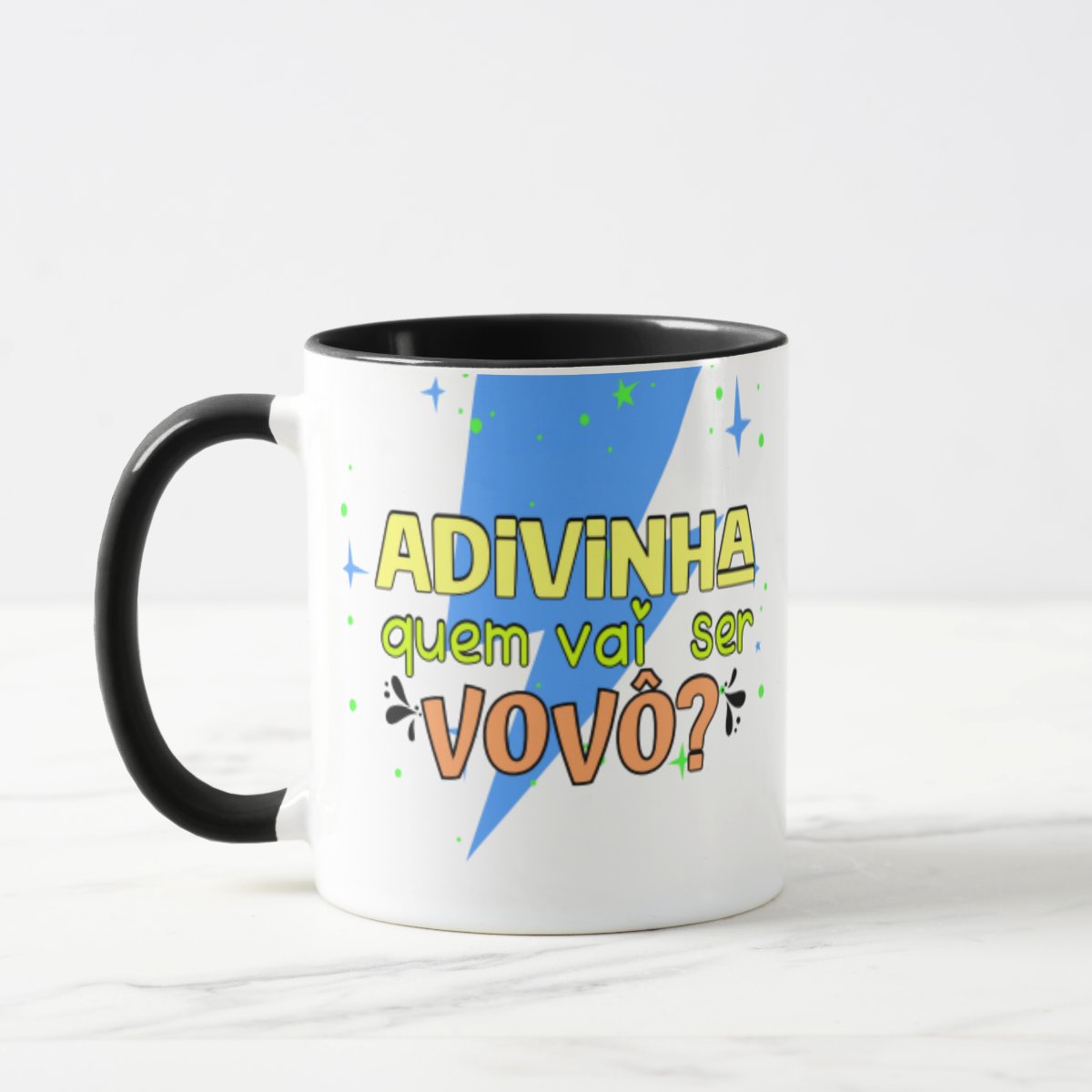 Caneca Presente Criativo Revelação para Pai Promovido a Vovô