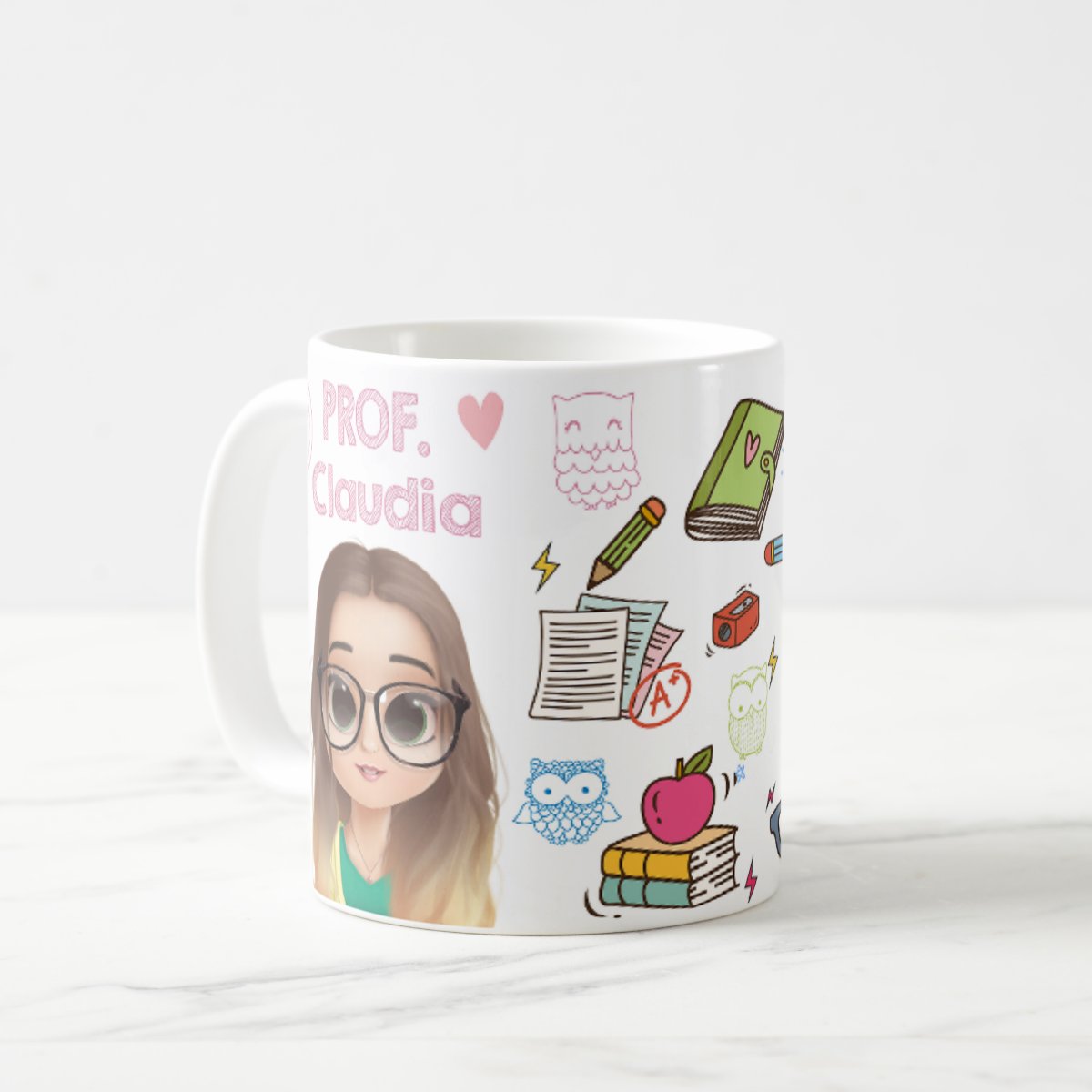 Caneca Dia dos Professores Presente Alunos para Professoras
