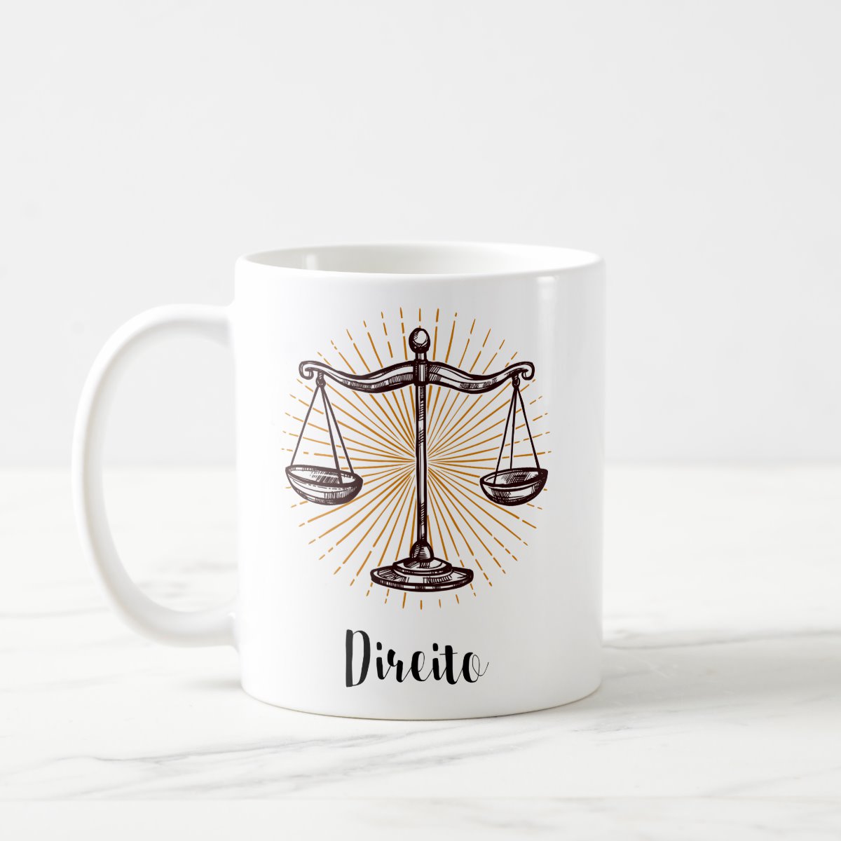 Caneca Personalizada Criativa de Direito Profissão Advogado - Profissões (Advogado(a))