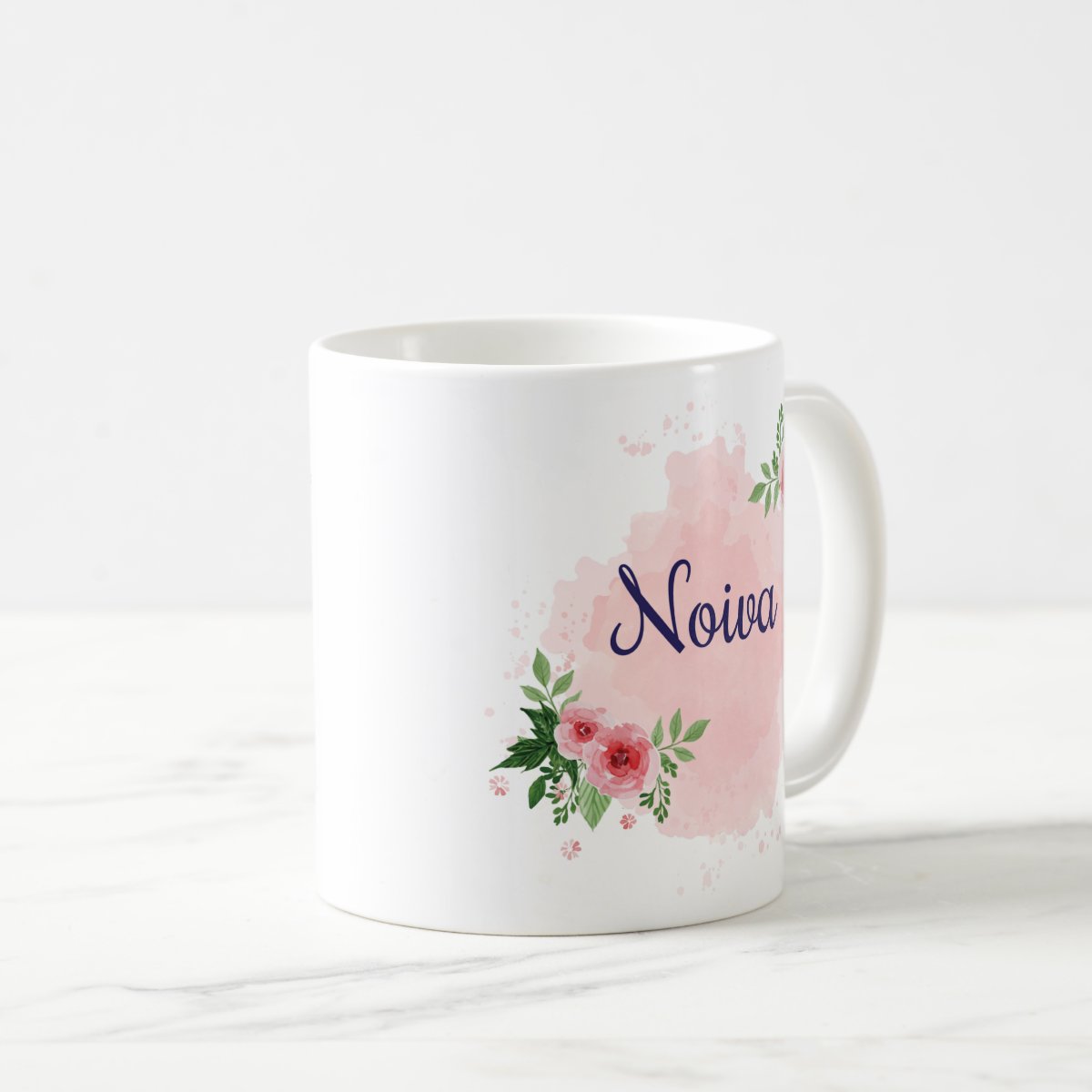 Branco / Noiva / Floral Rosa - Casamento (Noiva)