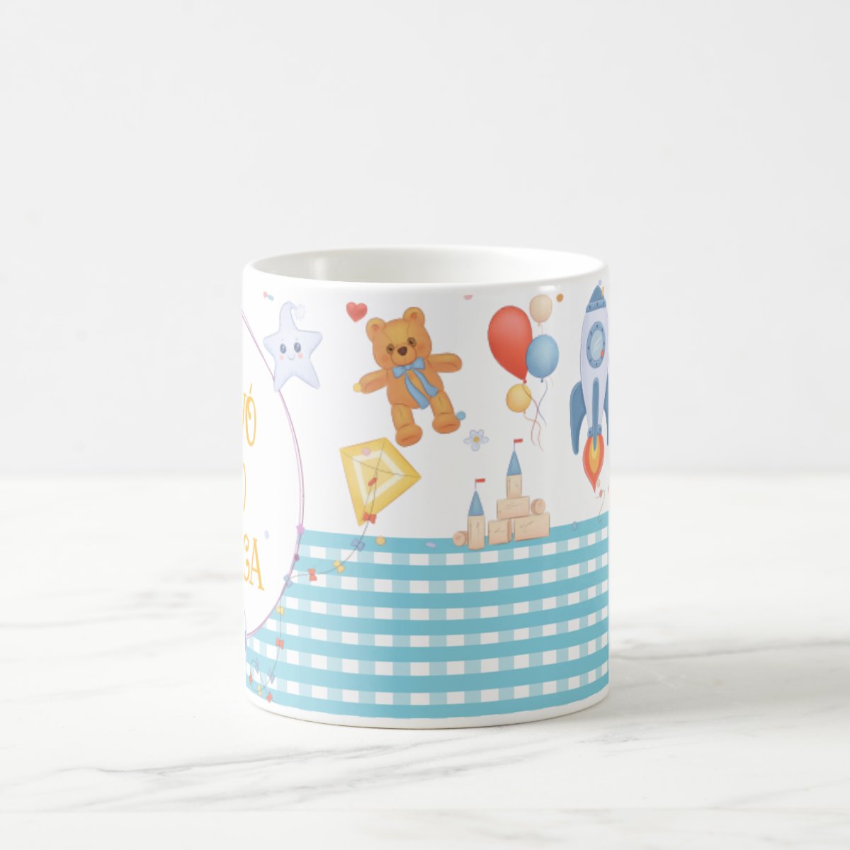Caneca Presente Avô Vovó de Menino com Nome Dia dos Avós