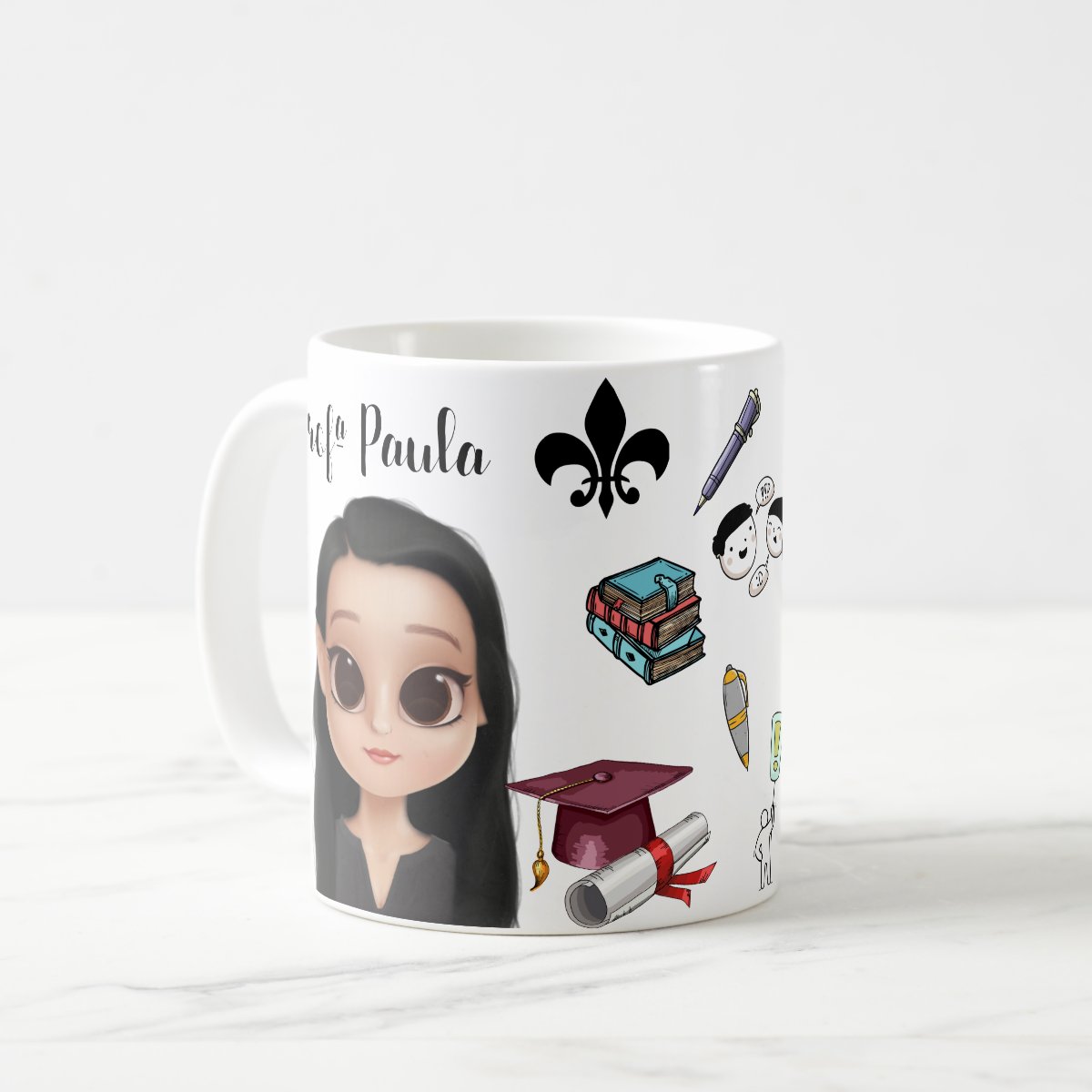 Caneca Presente Criativo Professor de Português Professora