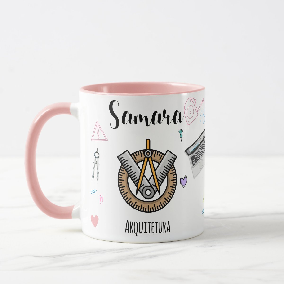 Caneca Arquitetura Presente Arquitetura com Nome Feminino