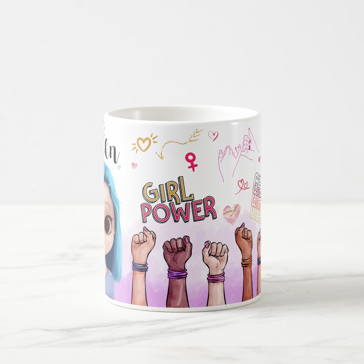 Caneca Personalizada Feminina Presente Mulher Empoderamento