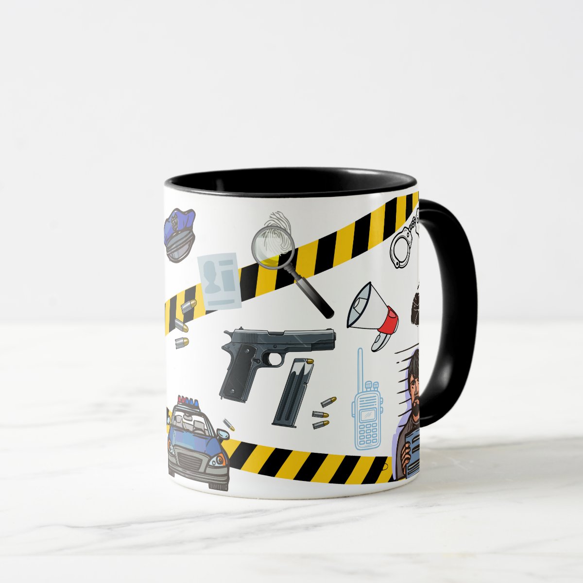 Caneca Profissões Presente Criativo Militar para Policiais