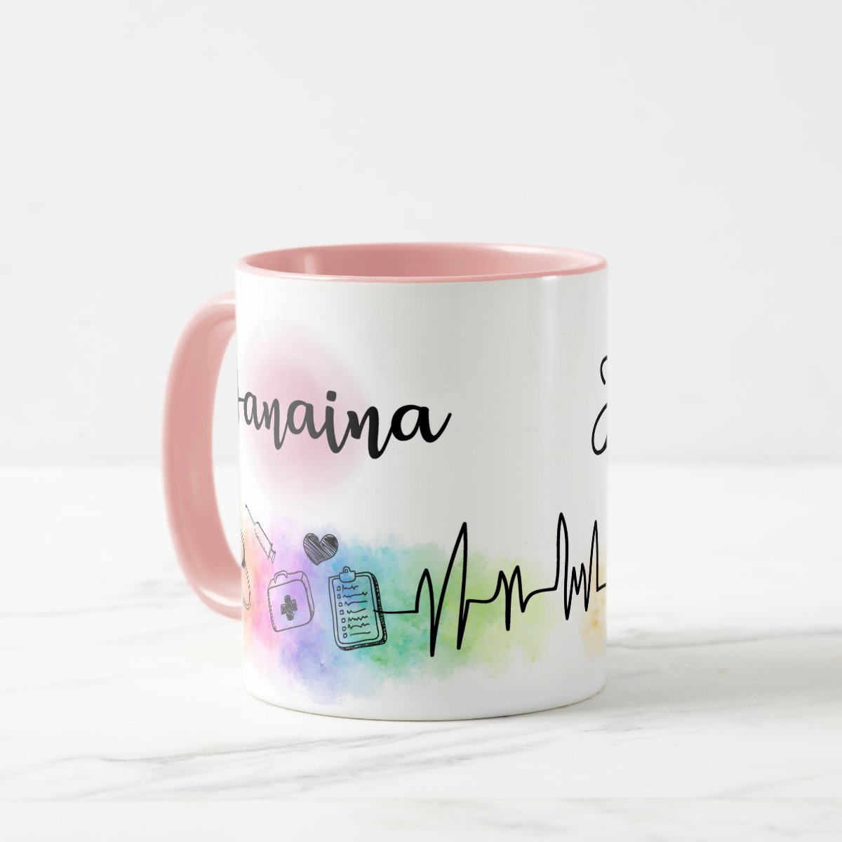 Caneca de Homenagem às Enfermeiras Presente pela Dedicação