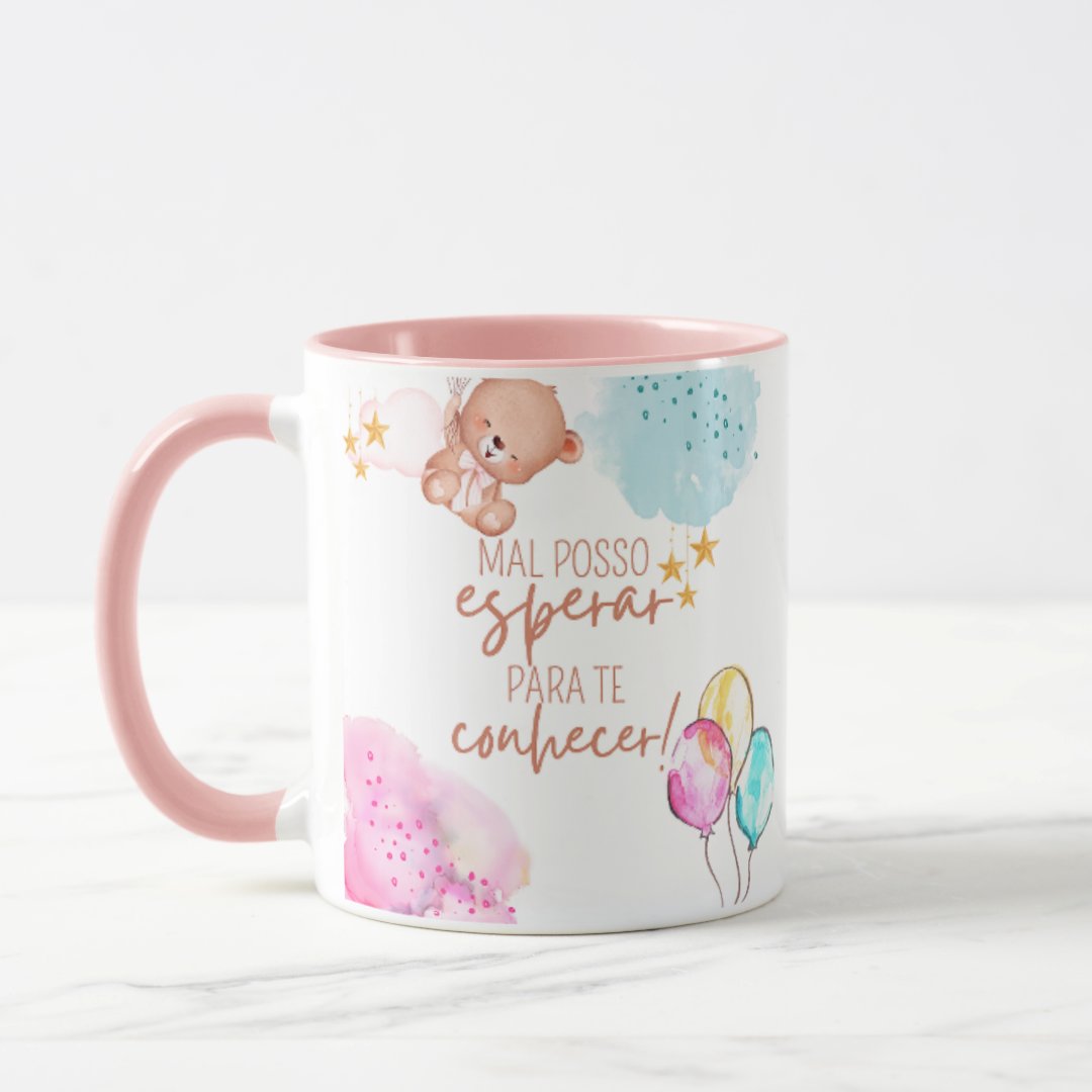 Caneca Presente Revelação de Gravidez Promovido a Papai - Anúncio de Gravidez (Pai)
