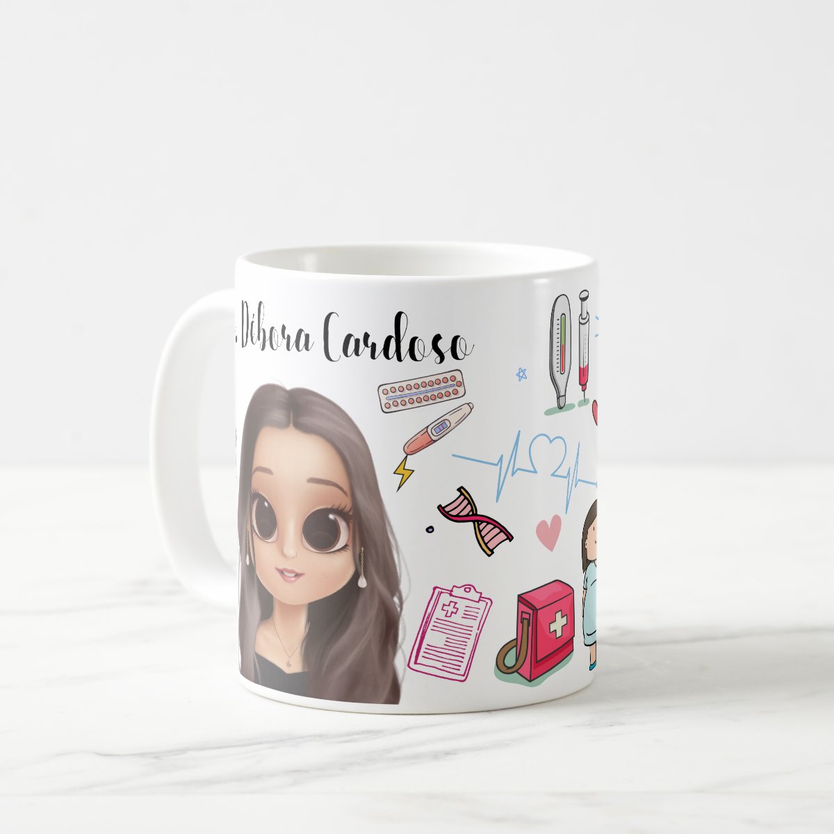Caneca Presente Personalizado Profissão Medicina Obstetra