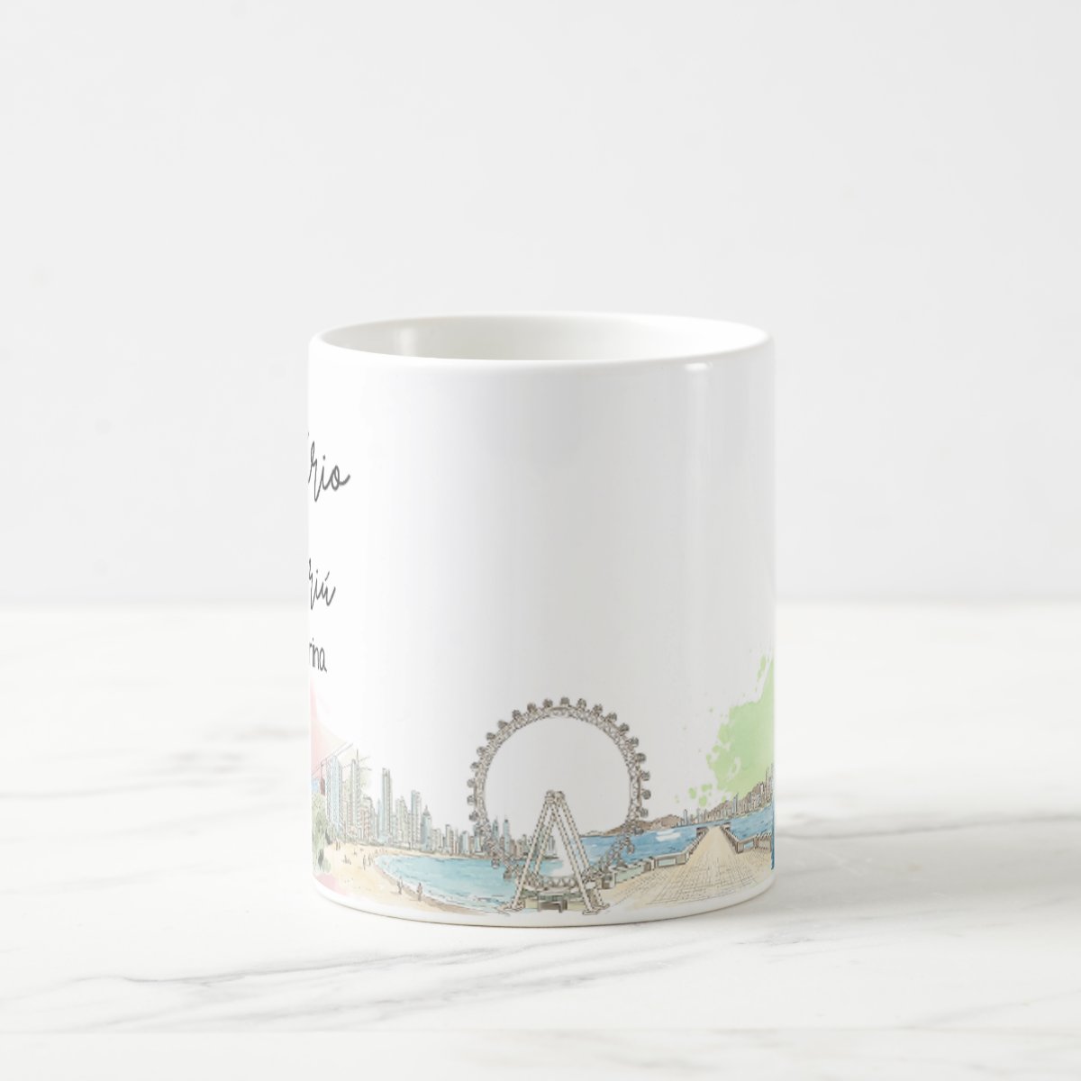Caneca Personalizada Santa Catarina Lembrança Cidade Balneário Camboriú
