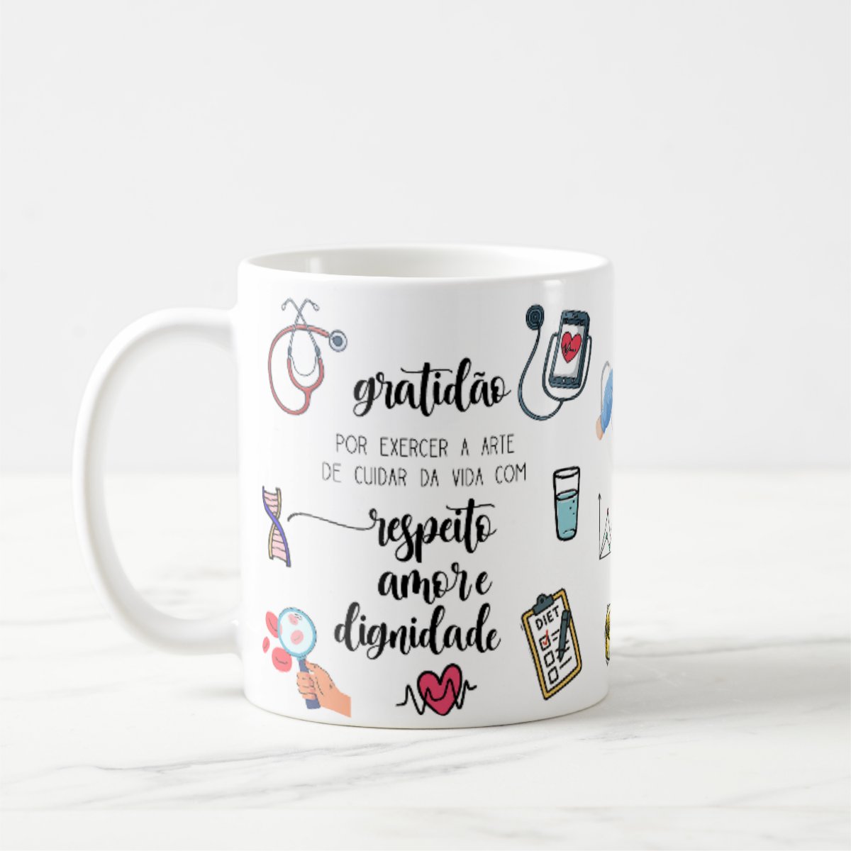 Caneca Personalizada Presente Médico Endocrinologista