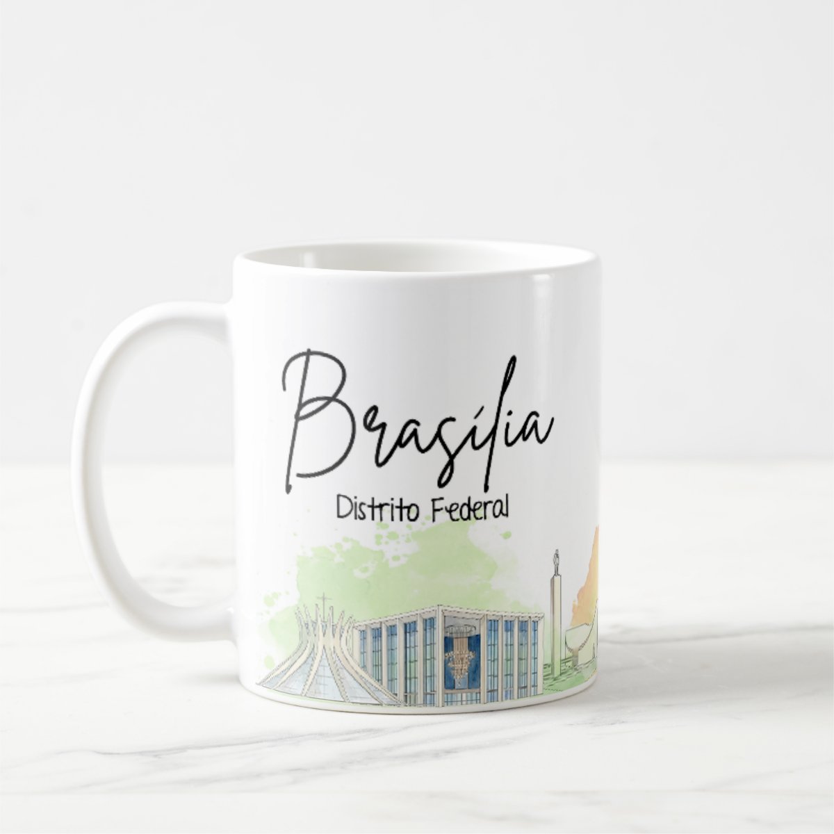 Caneca Personalizada Distrito Federal Lembrança Cidade Brasília - Outros (Brasília)
