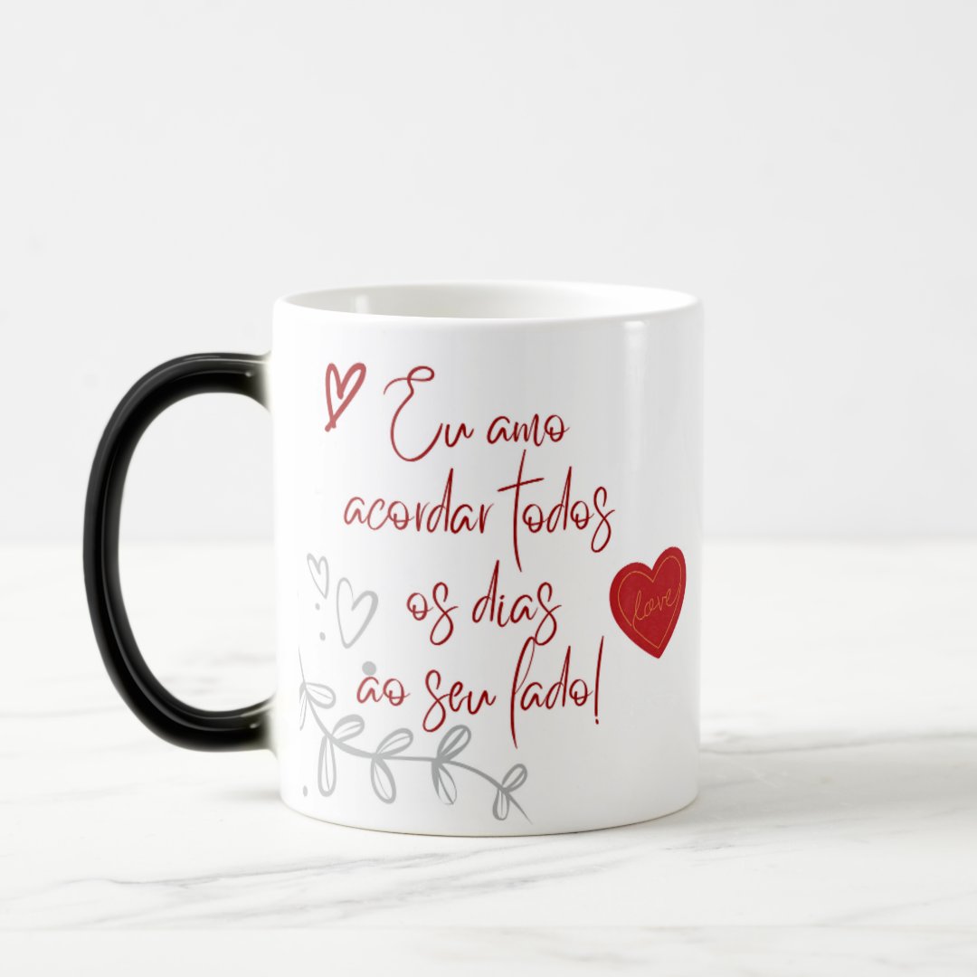 Caneca Mágica Presente Especial Para O Dia Dos Namorados