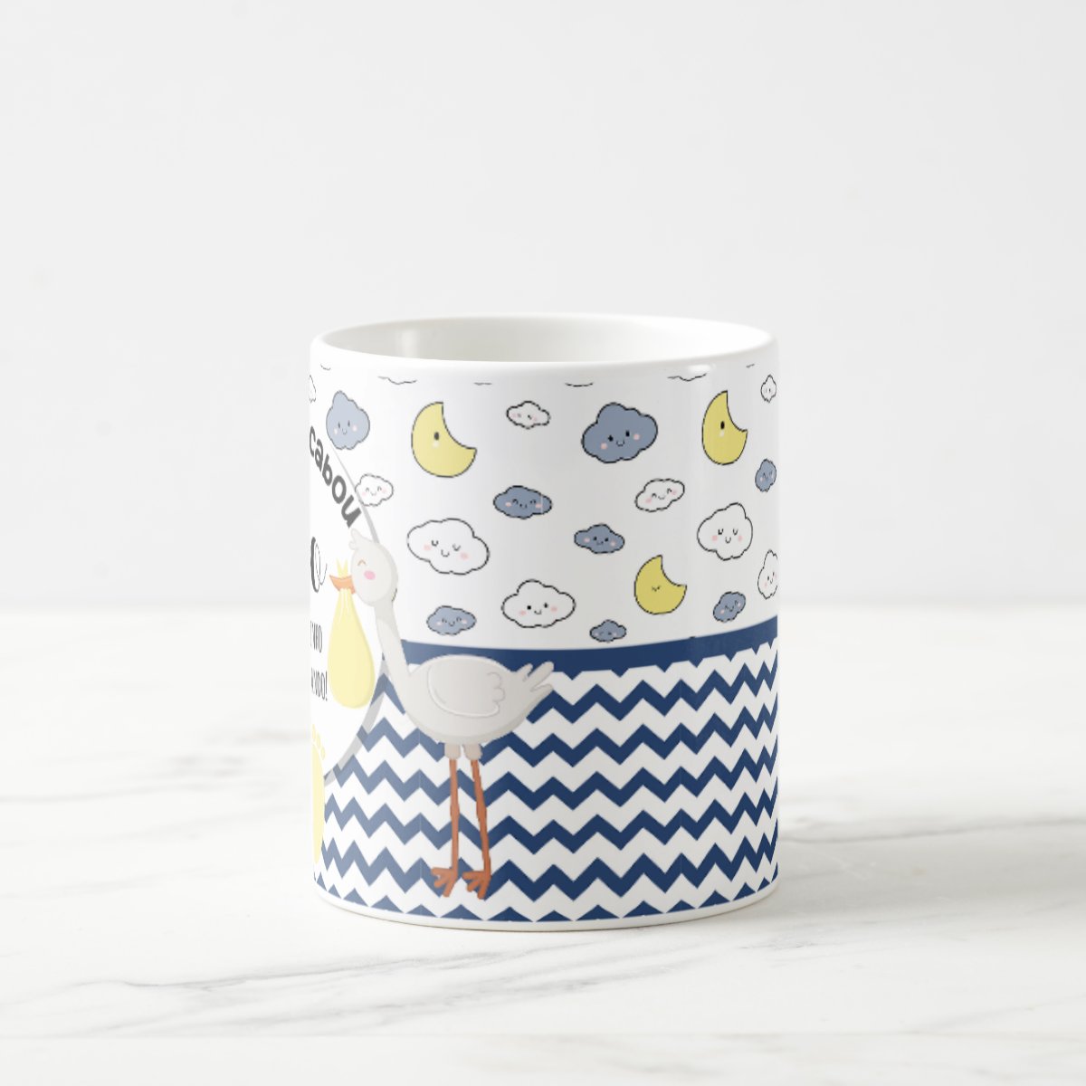 Caneca Gravidez Presente Pai Papai Prepara o Colinho