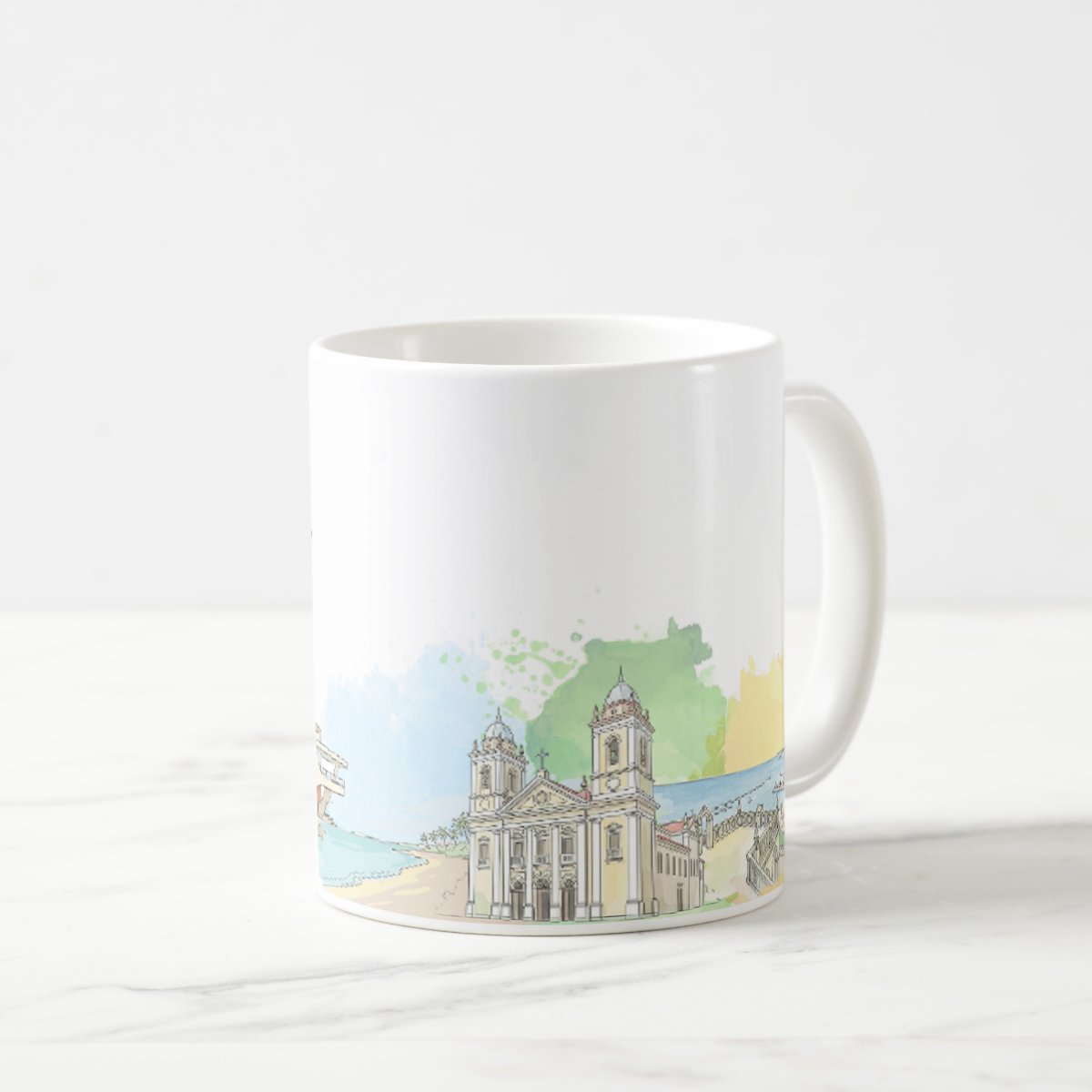 Caneca Personalizada Alagoas Lembramça Cidade Maceió