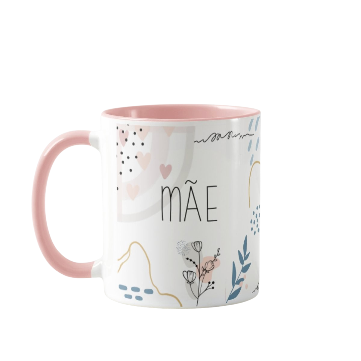 Caneca Feminina Minimalista Presente Especial para Mãe - Família (Mãe)