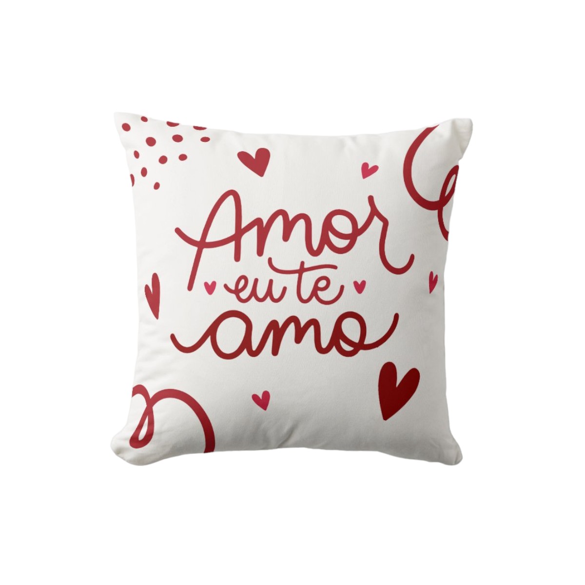 Almofada Decorativa Presente em Comemoração Amor Eu Te Amo - Família (almofada amor eu te amo)