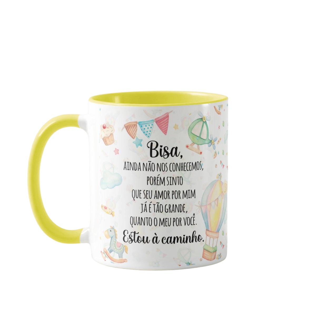 Caneca Personalizada Gravidez, Gestantes, Surpresa Familia - Anúncio de Gravidez (Avós)