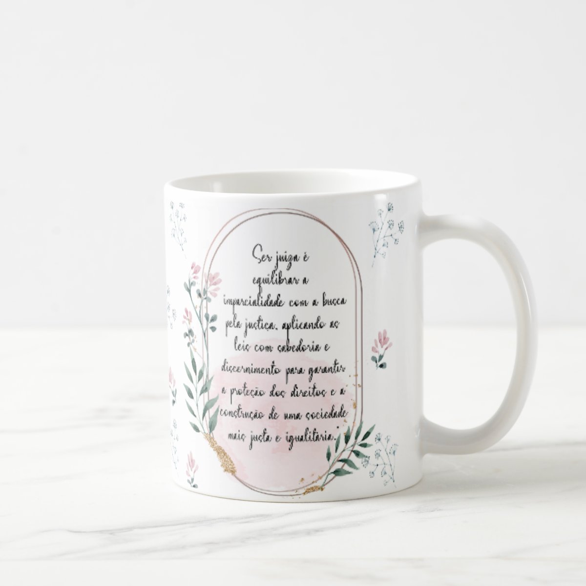 Caneca Feminina Delicada Presente Profissão Juíza