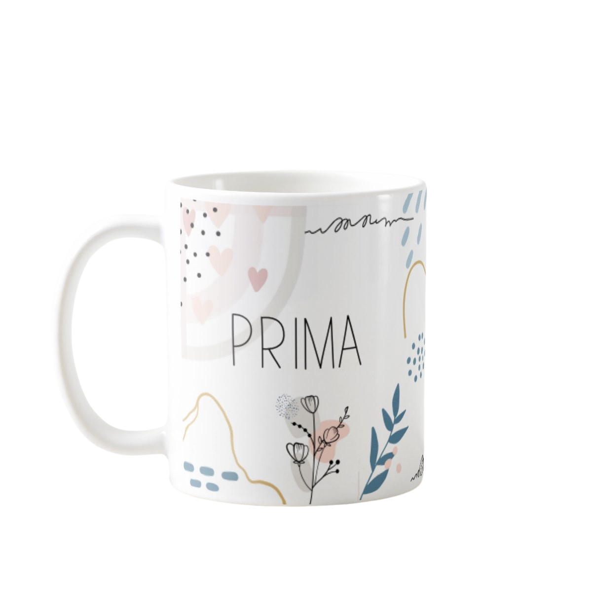 Caneca Feminina Minimalista Presente Aniversário para Prima - Outros (Aniversário)