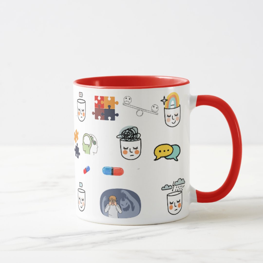 Caneca Personalizada Criativa Médico Psiquiatra Psiquiatria