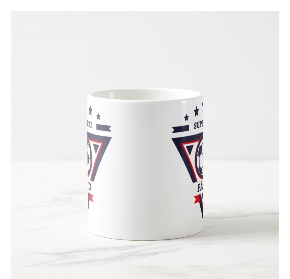 Caneca Futebol Presente Criativo Super Pai Jogador