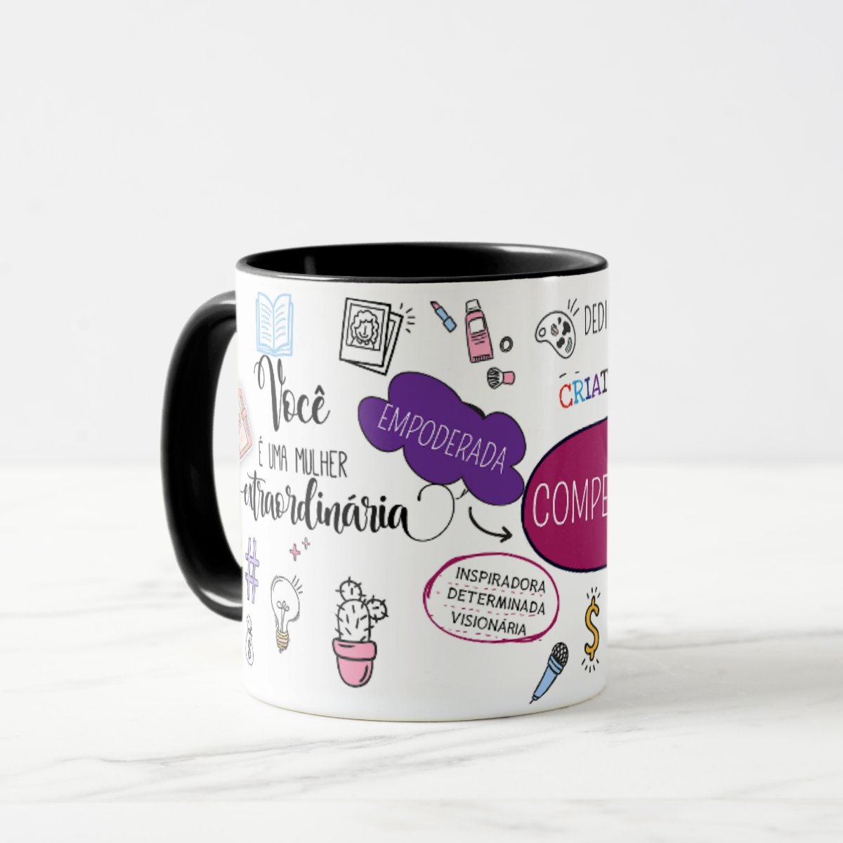 Caneca Personalizada Presente Mulher Dia das Mulheres