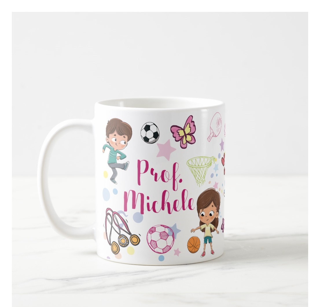 Caneca Professora Presente Professores Educação Física