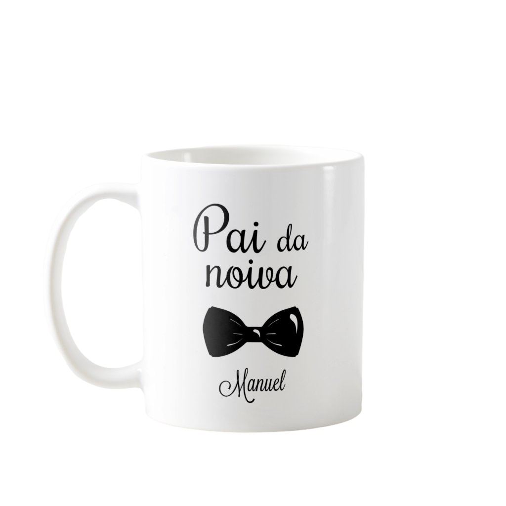 Kit 2 Canecas Lembrança Casamento Pai E Mãe Da Noiva Marsala