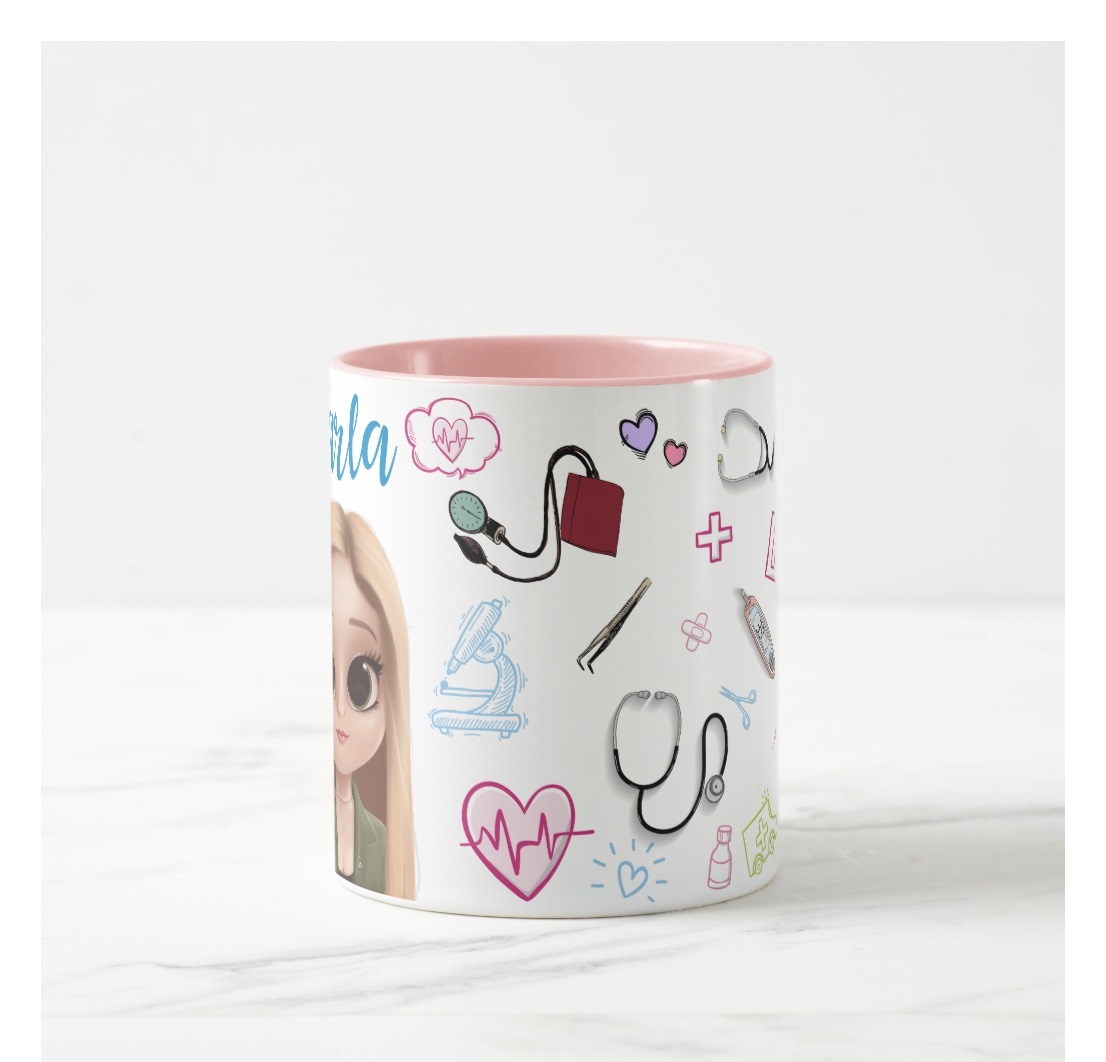 Caneca Profissão Enfermagem Presente Criativo Enfermeira