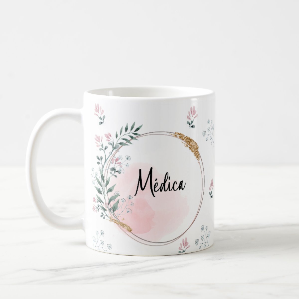 Caneca Feminina Delicada Presente Profissão Medicina Médica - Profissões (Médico(a))