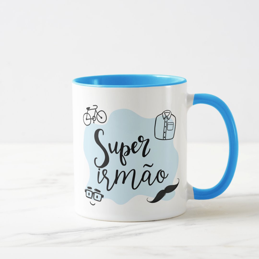 Caneca Especial Personalizada para Presentear Super Irmão