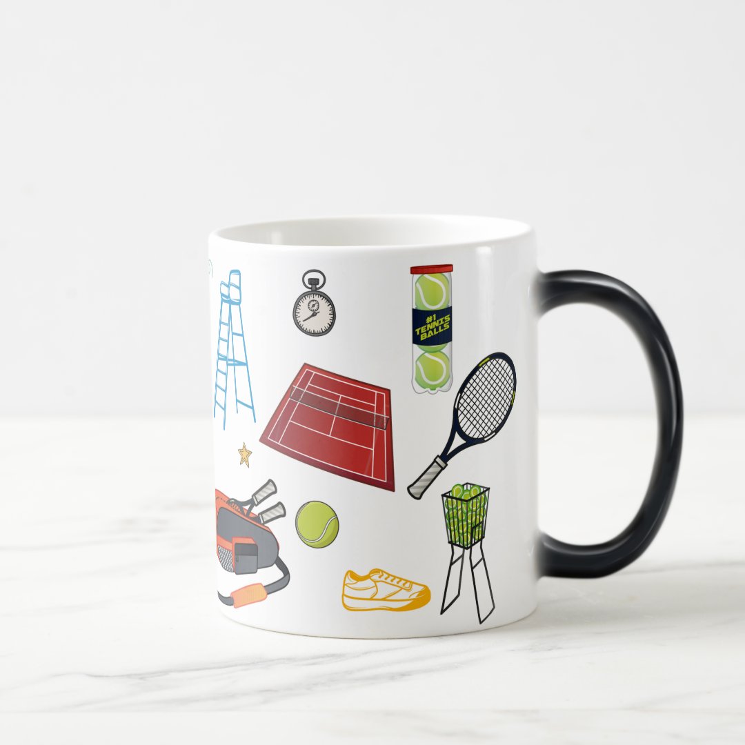 Caneca Mágica Divertida Presente para Professor de Tênis