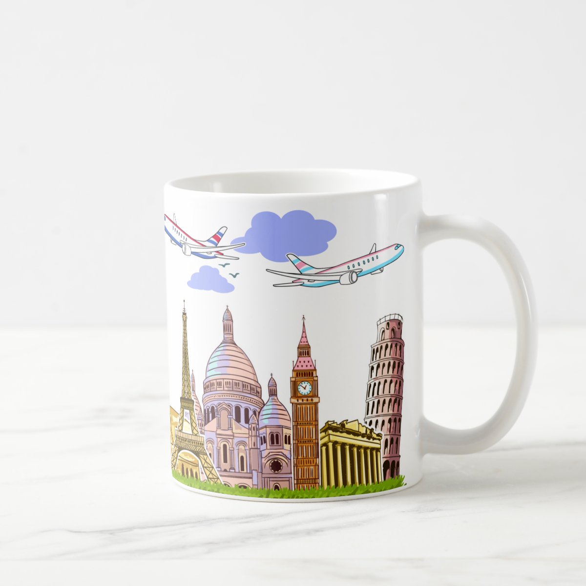 Caneca Personalizada Viagem Pela Europa