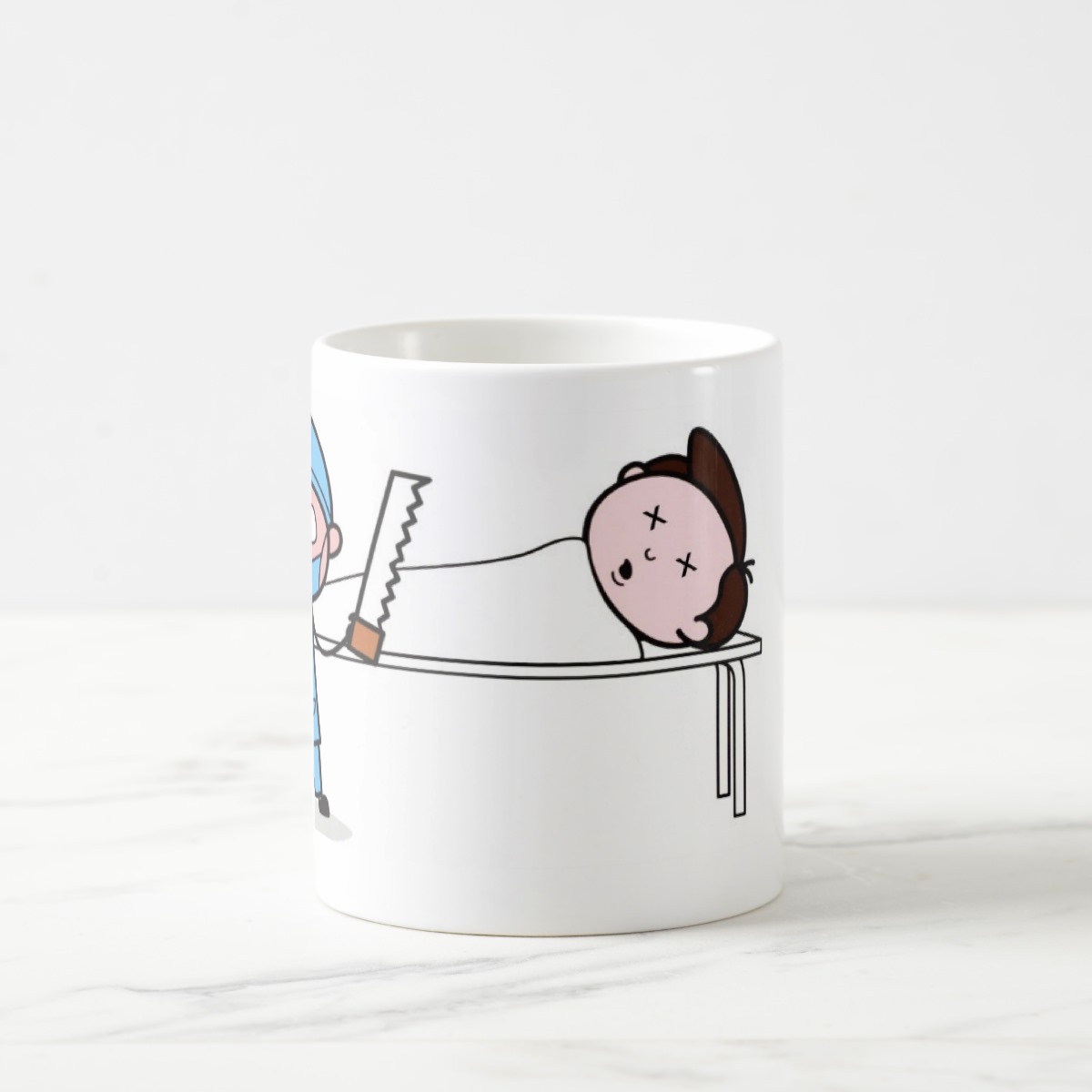 Caneca Profissão Necropsia - Profissões (Médico(a))