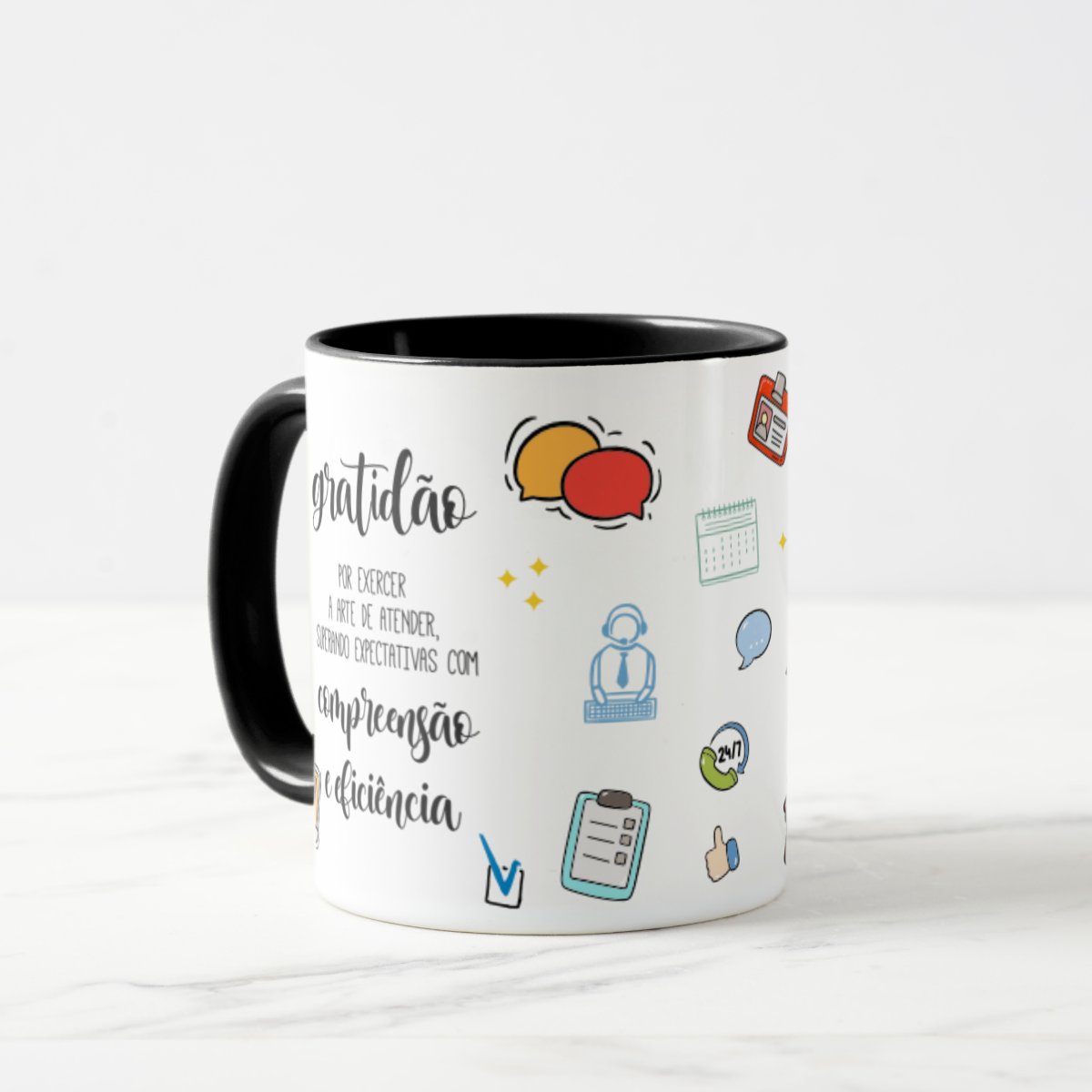 Caneca Profissão Homenagem Empresa Suporte e Atendimento