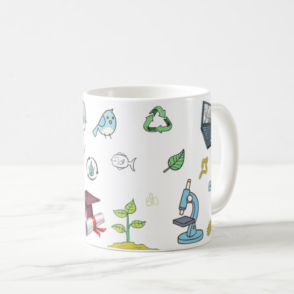 Caneca Presente Dia Dos Professores Professora Biologia